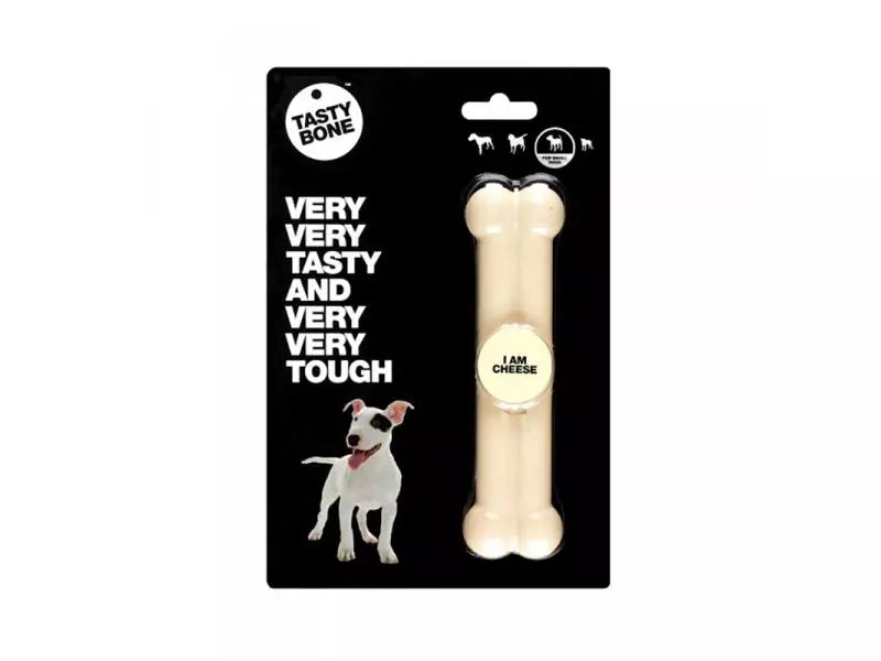 Tasty Bones Small Dog Nylon Bone Cheese Flavour