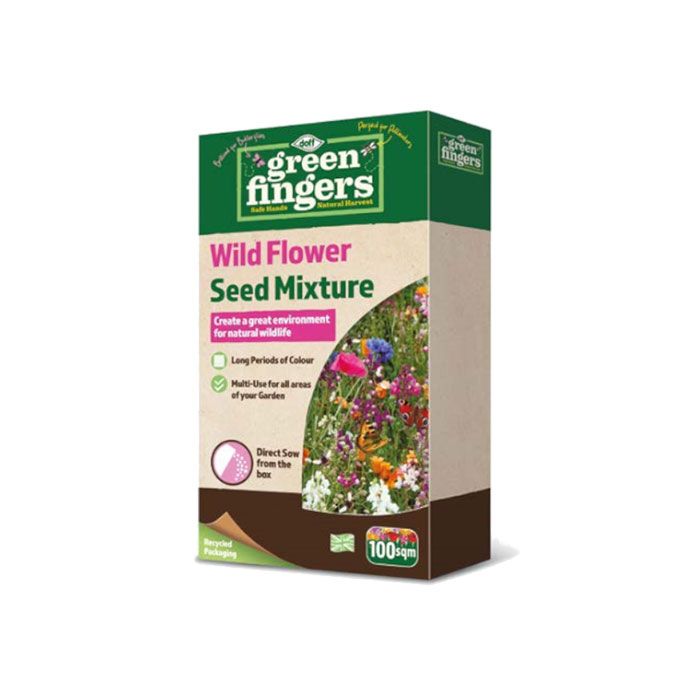 wildflower seeds 1kg Doff Green Fingers, Wild Flower Seed Mixture 1kg – Mersea Farm Shop & Country Stores