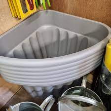 Wham Vista Corner Planter Grey 49cm