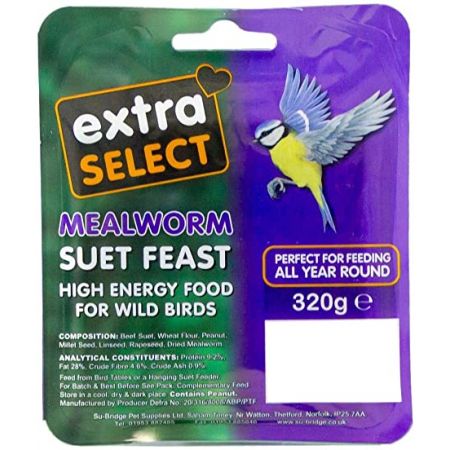 Extra Select Suet Feast Mealworm, 320g