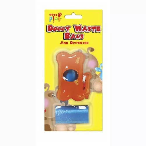 Pets Play Doggy Waste Bags & Dispenser