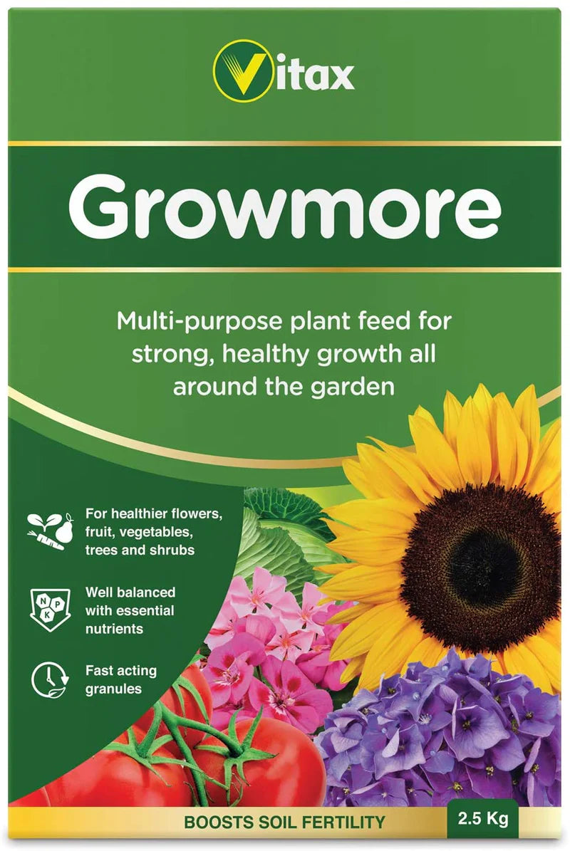 Vitax Growmore Milti Purpose Plant Feed 2.5kg
