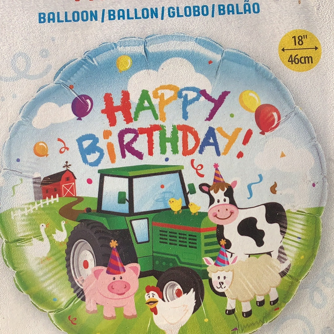 Happy Birthday Foil Helium Balloon