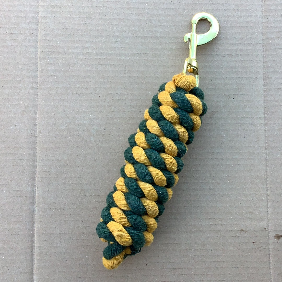 Yellow & Green Lead Rope 2Mtr, Rhinegold