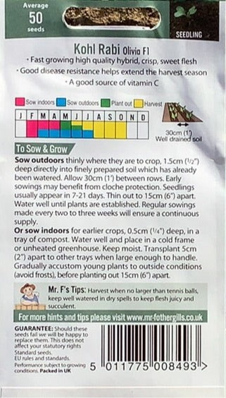 Kohl Rabi Olivia F1 Mr.Fothergills