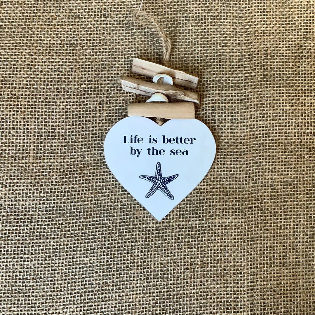 Drift Wood & Shell Hanging Quotes