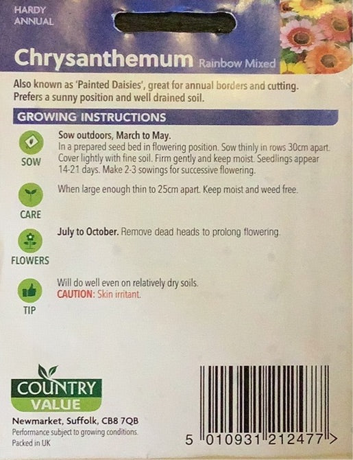Chrysanthemum Seeds, Country Value