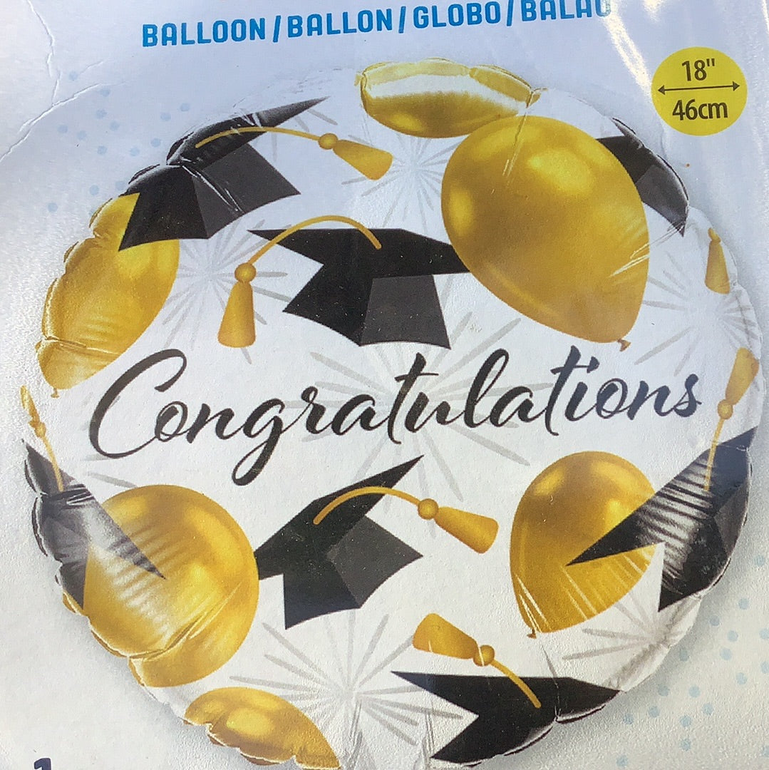 Congratulations Foil Helium Balloon