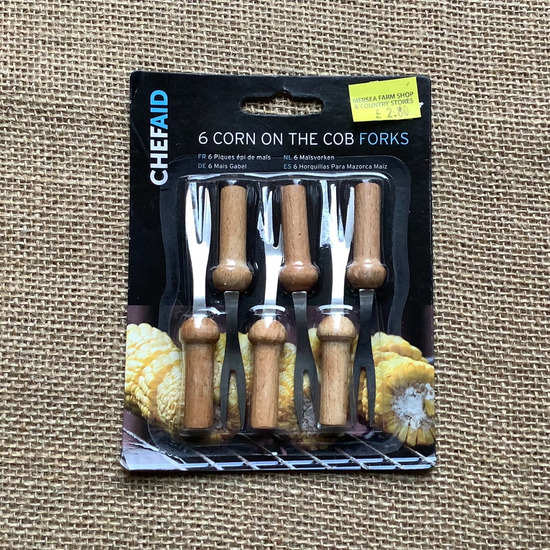 Chefaid, Corn On The Cob Forks- 6pk