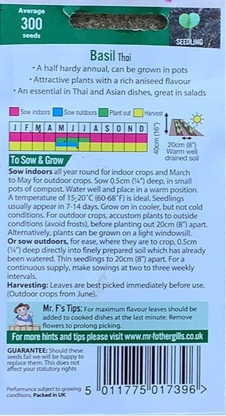Basil (Thai) Mr.Fothergills