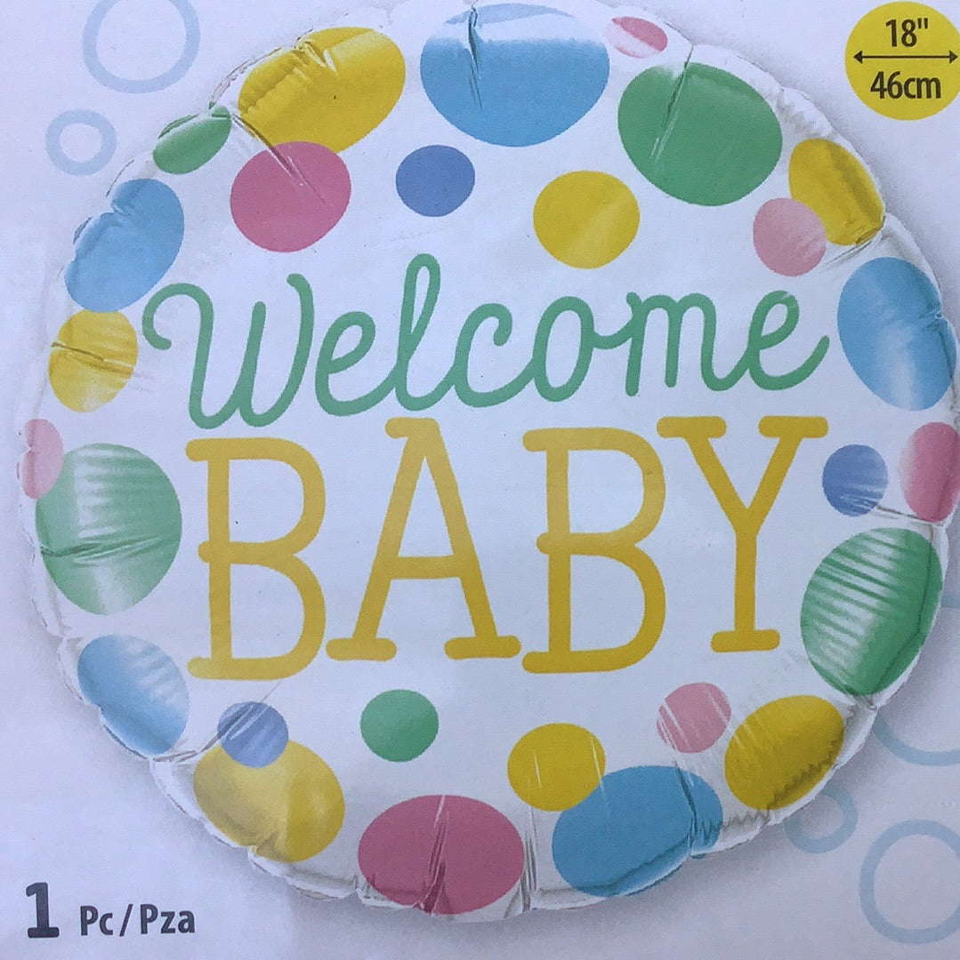 Welcome Baby Foil Balloon