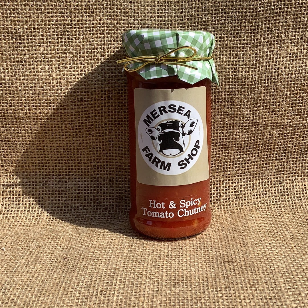 Mersea Farm Shop, Hot & Spicy Tomato Chutney 280g