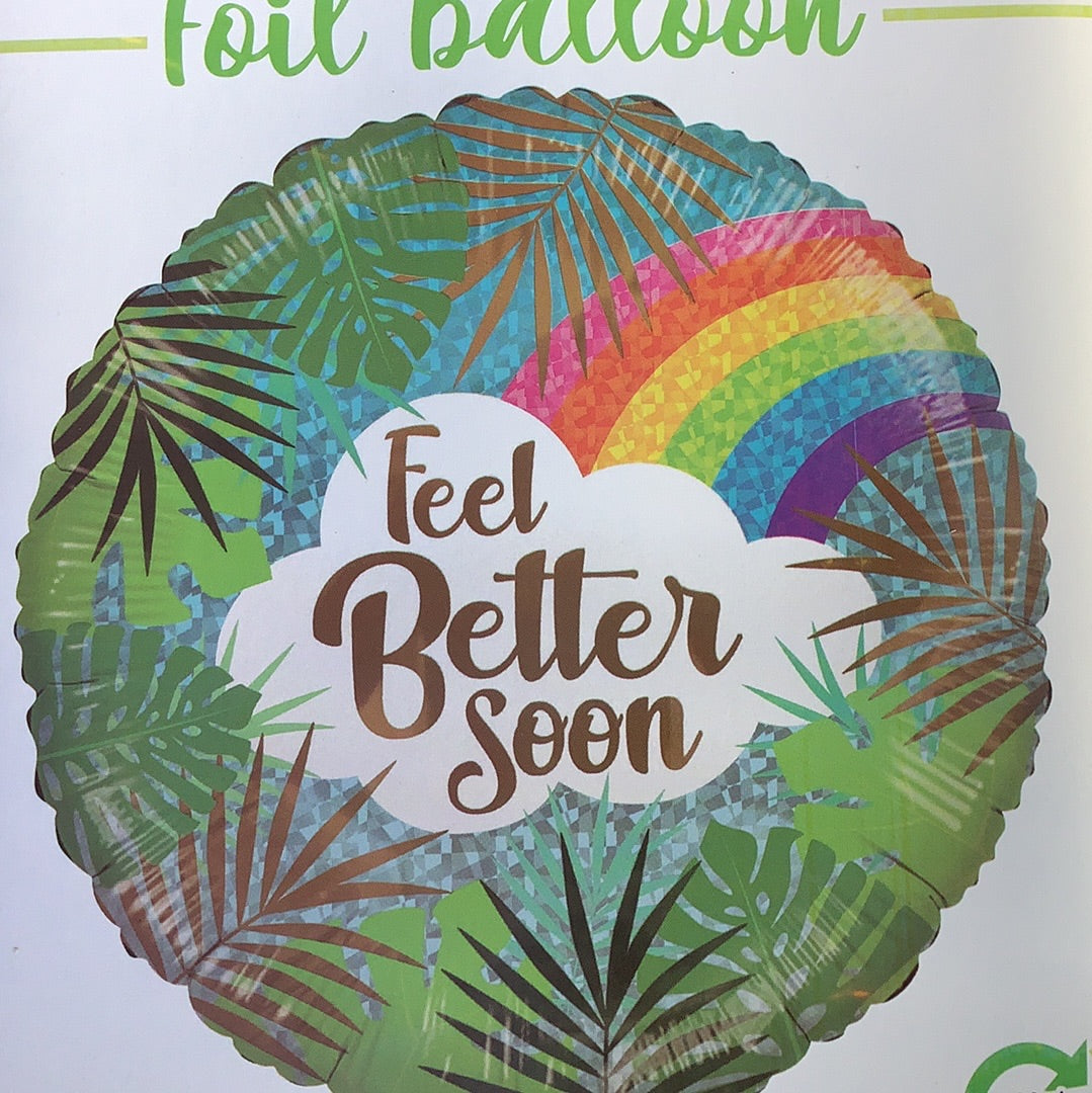 Feel Better Soon Foil Balloon