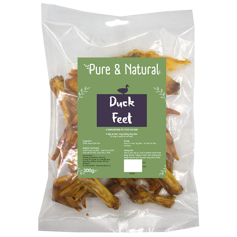 Pure & Natural, Duck Feet 200g