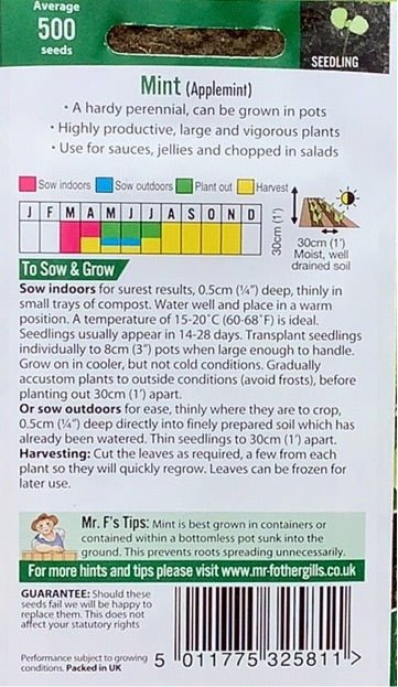 Mint (Applemint) Mr.Fothergills