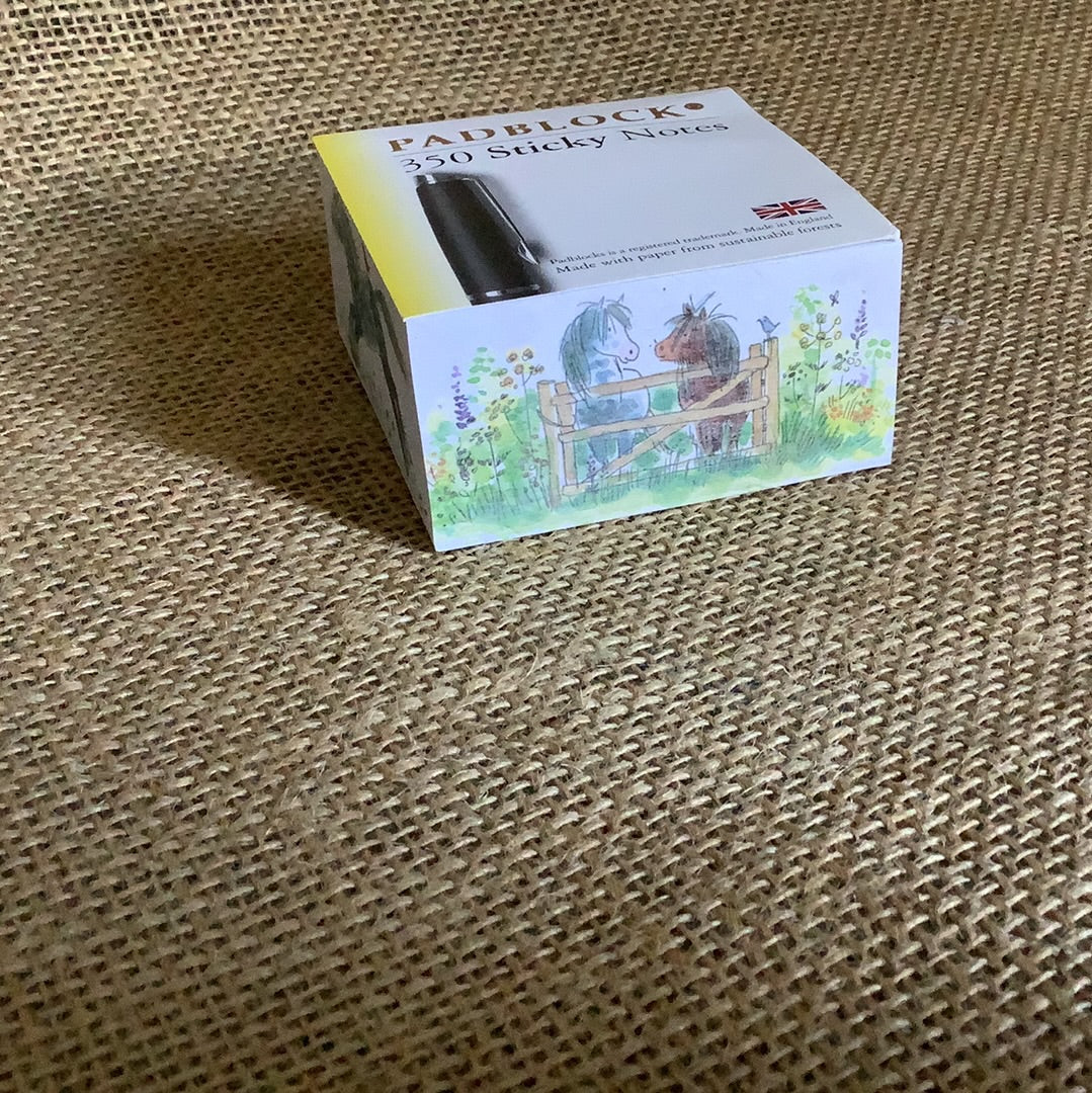 Padblock, ‘Happy Horses’ 350 Sticky Notes