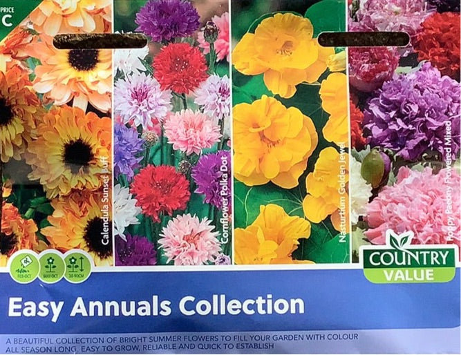 Easy Annuals Seed Collection, Country Value