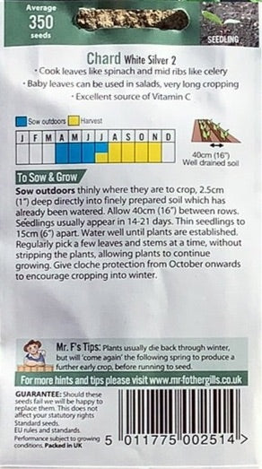 Chard White Silver 2 Mr.Fothergills