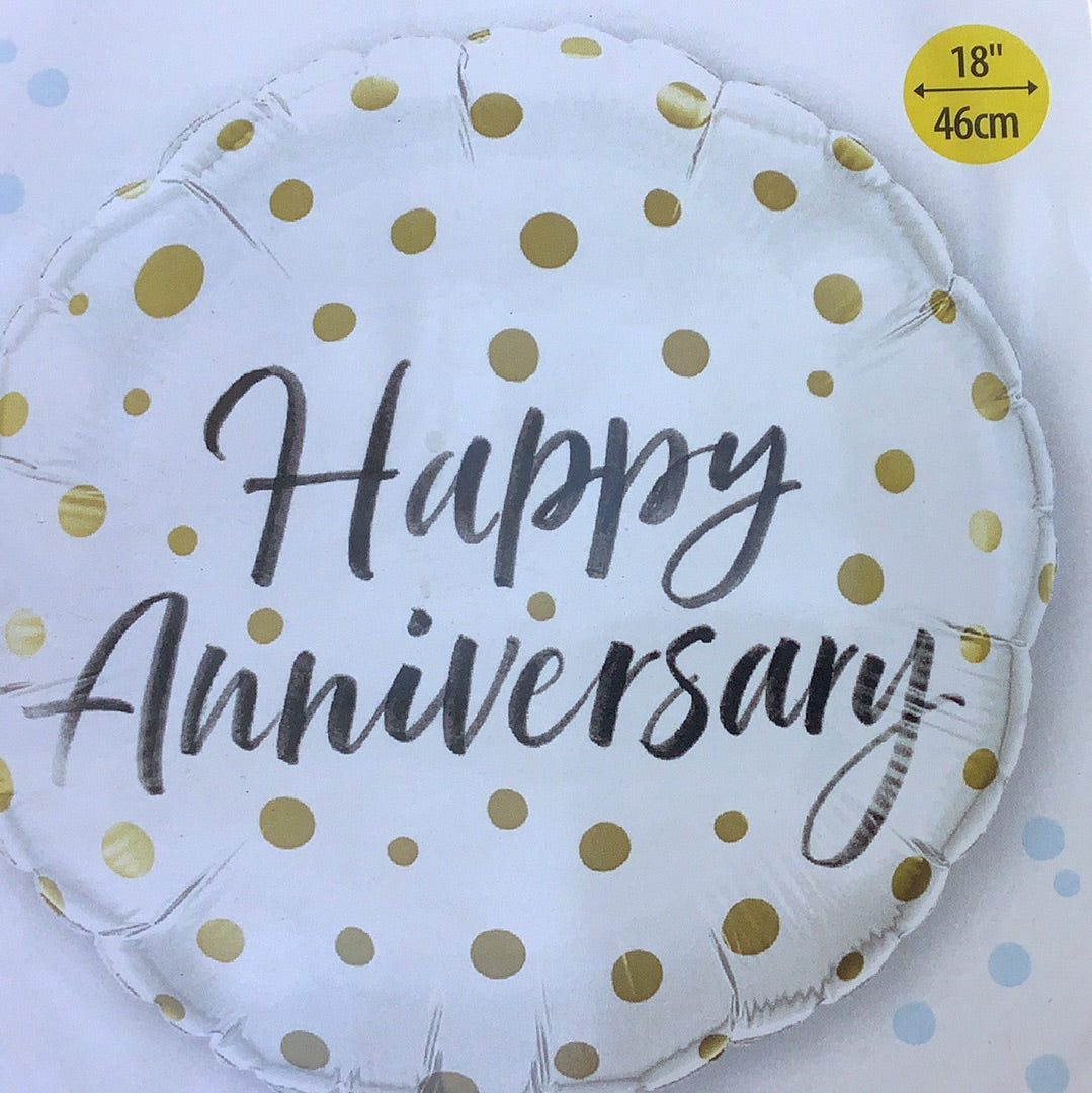 Happy Anniversary Foil Balloon