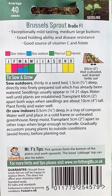 Brussels Sprout Brodie F1 Mr.Fothergills