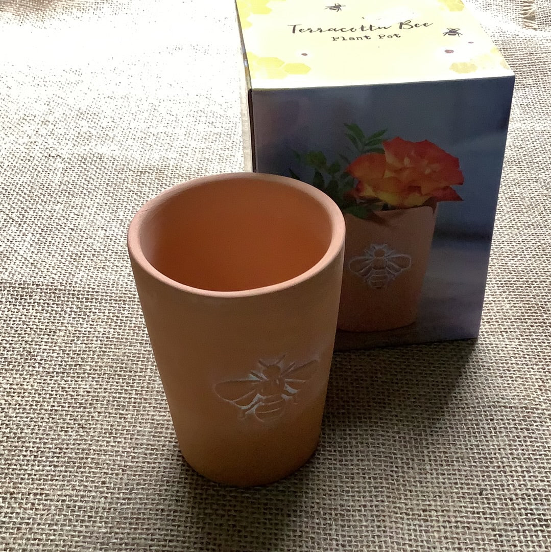 Gift Terracotta Bee Plant Pot