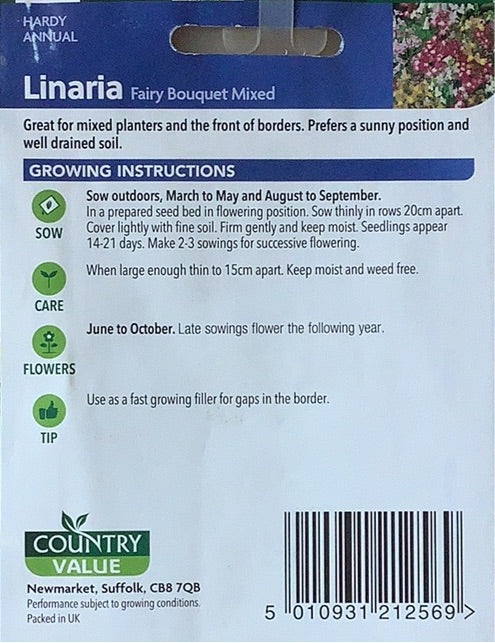 Linaria Seeds, Country Value