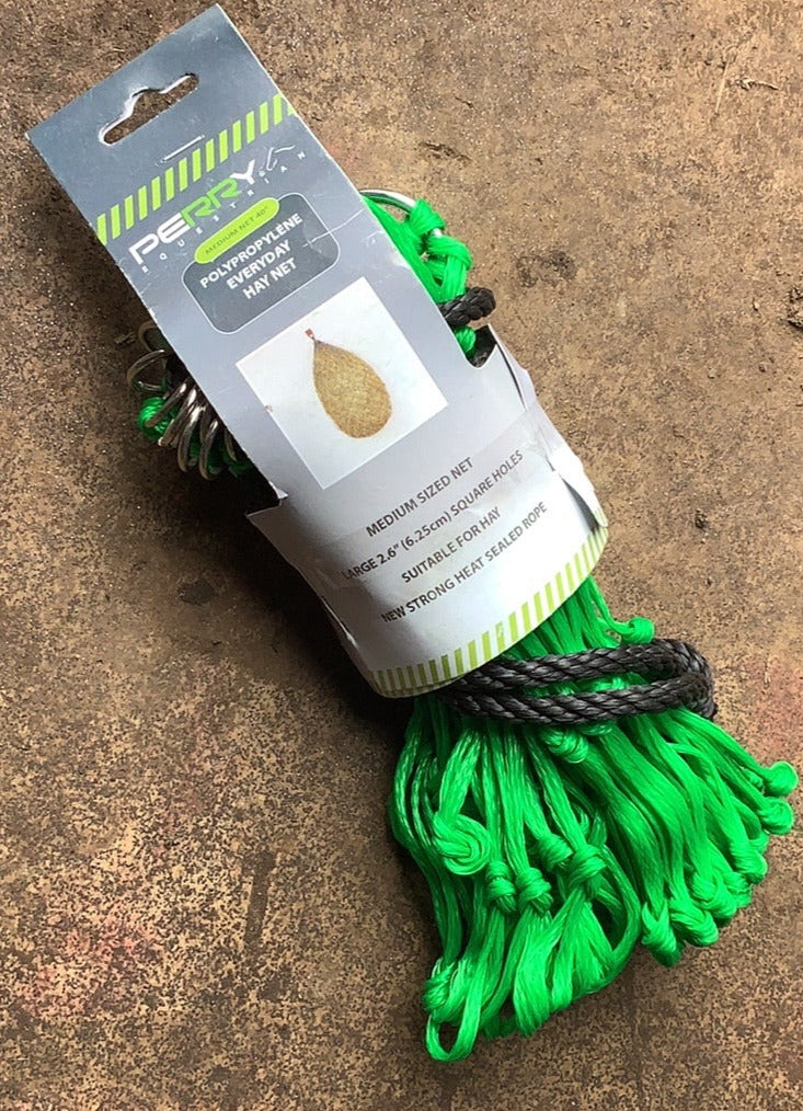 Perry, Polypropylene Everyday Hay Net-Green/Black 40”