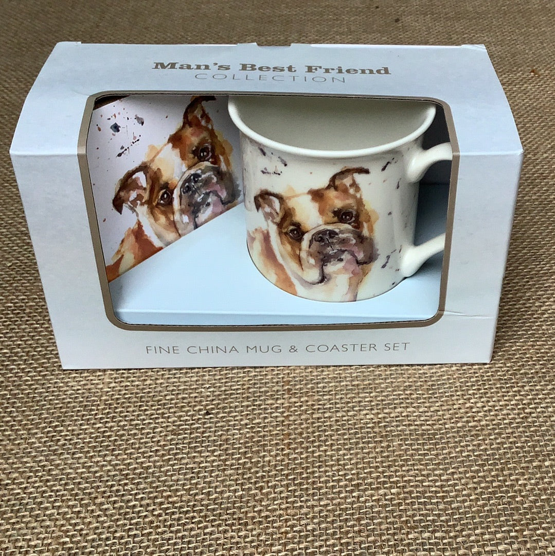 Lesser & Pavey, Man’s Best Friend Collection Mug & Coaster Set