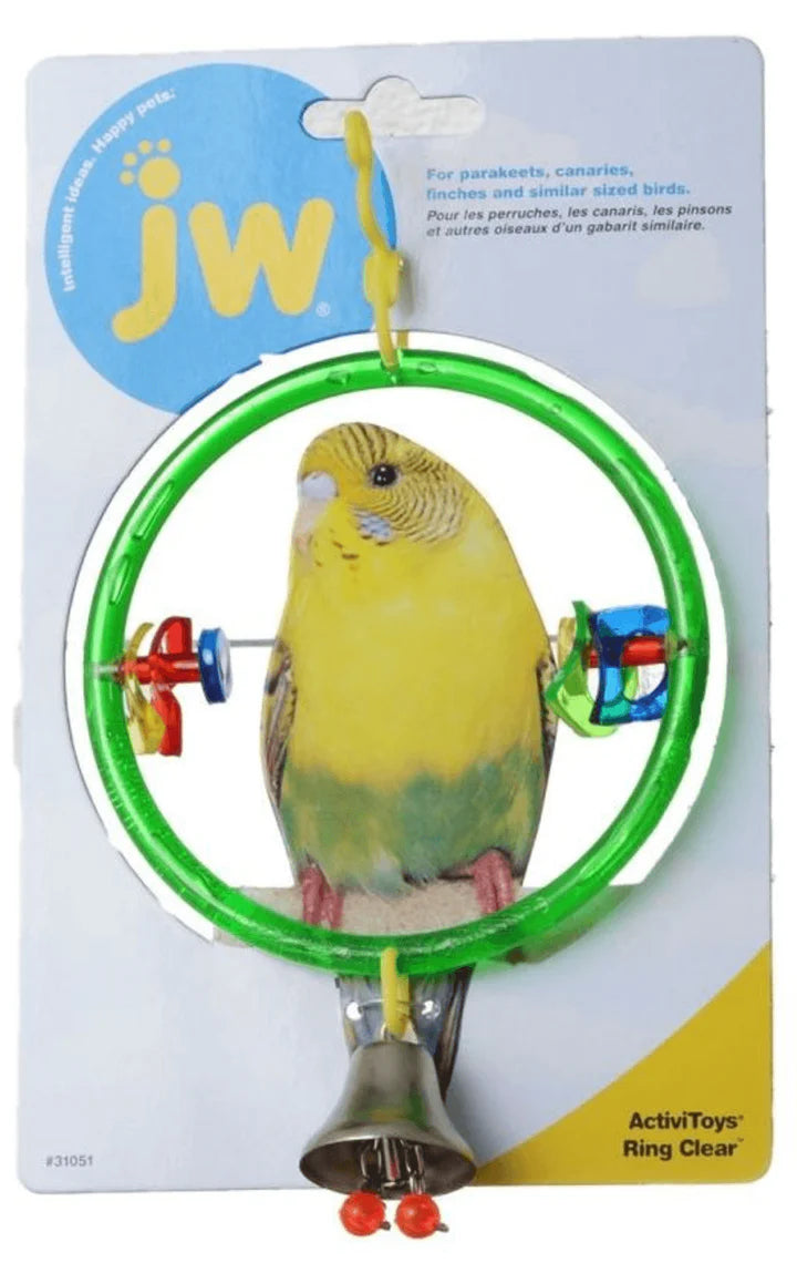 JW Clear Ring Bird Toy