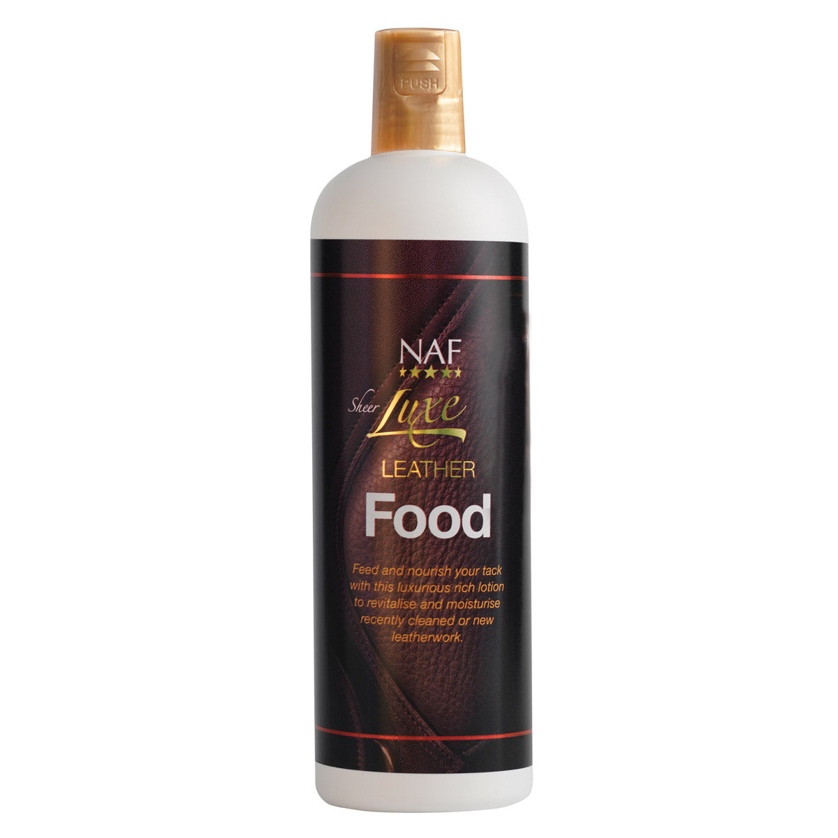 NAF Sheer Luxe Leather Food 500ml,
