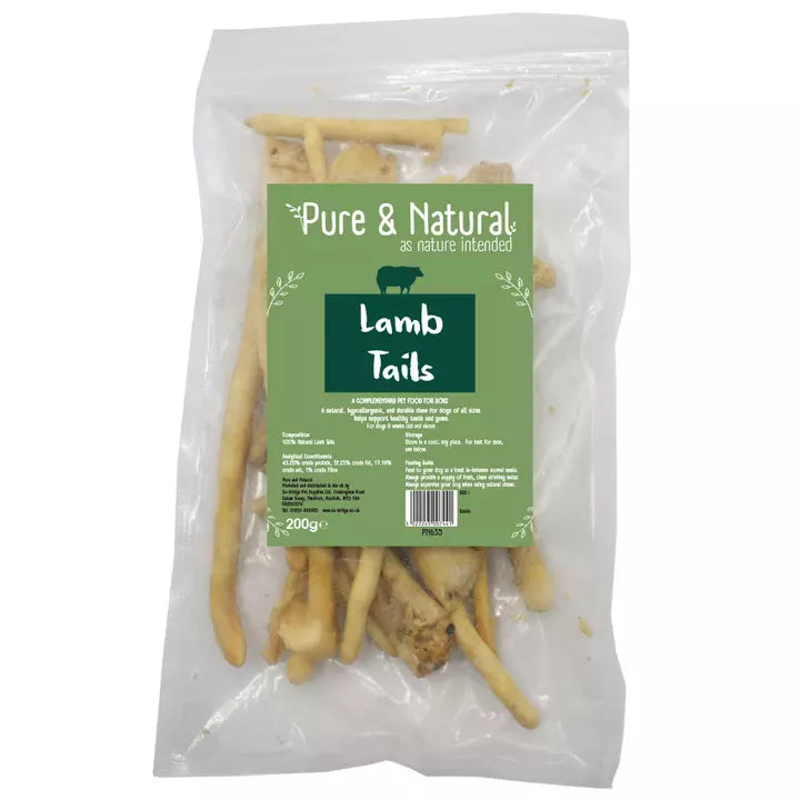 Pure & Natural Lambs Tails 200g