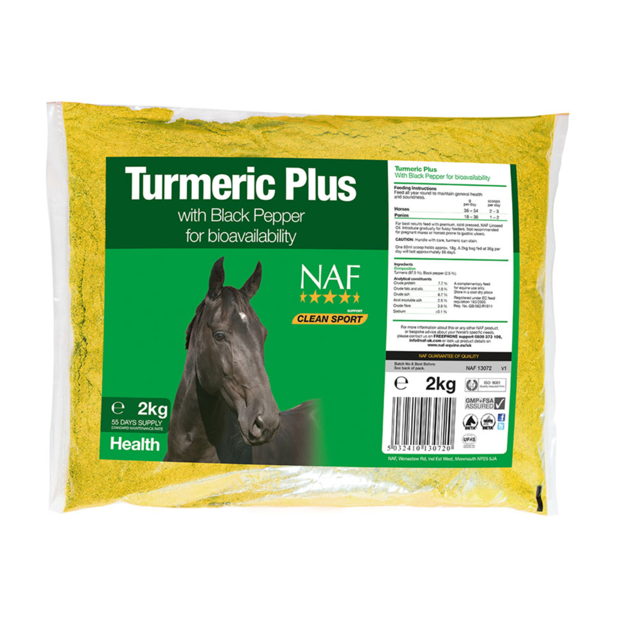 NAF, Turmeric Plus With Black Pepper 2kg