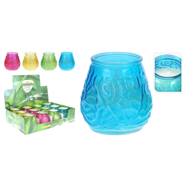 Citronella Scented Candle Glass
