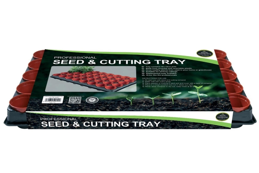 Professional Seed & Cutting Tray, 40x6cm Pots, Worth Gardening