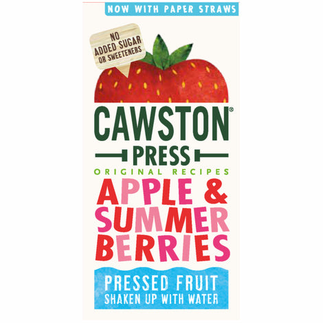 Cawston Press Apple & Summer Berries Juice Carton 200ml