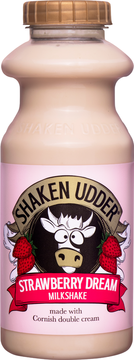 Shaken Udder Strawberry Milkshake 330ml