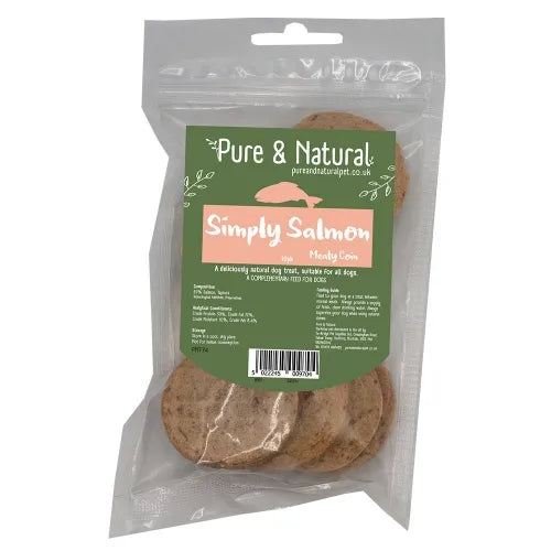 Pure & Natural Simply Salmon Meaty Coin, 10pk