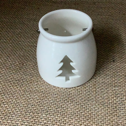 Ceramic T-Light Holder Christmas Tree Design