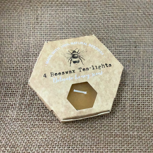 Bees Wax T-Lights x4