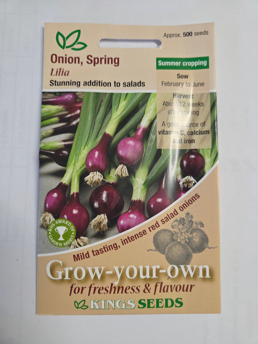 Kings Seeds Spring Onion Lilia