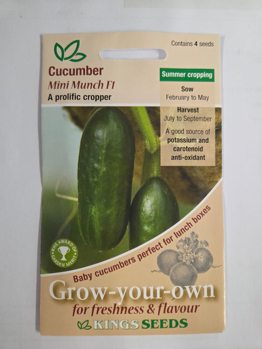 Kings Seeds Cucumber Mini Munch F1