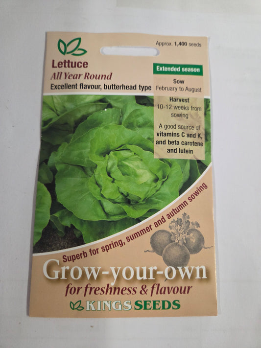 Kings Seeds Lettuce All Year Round
