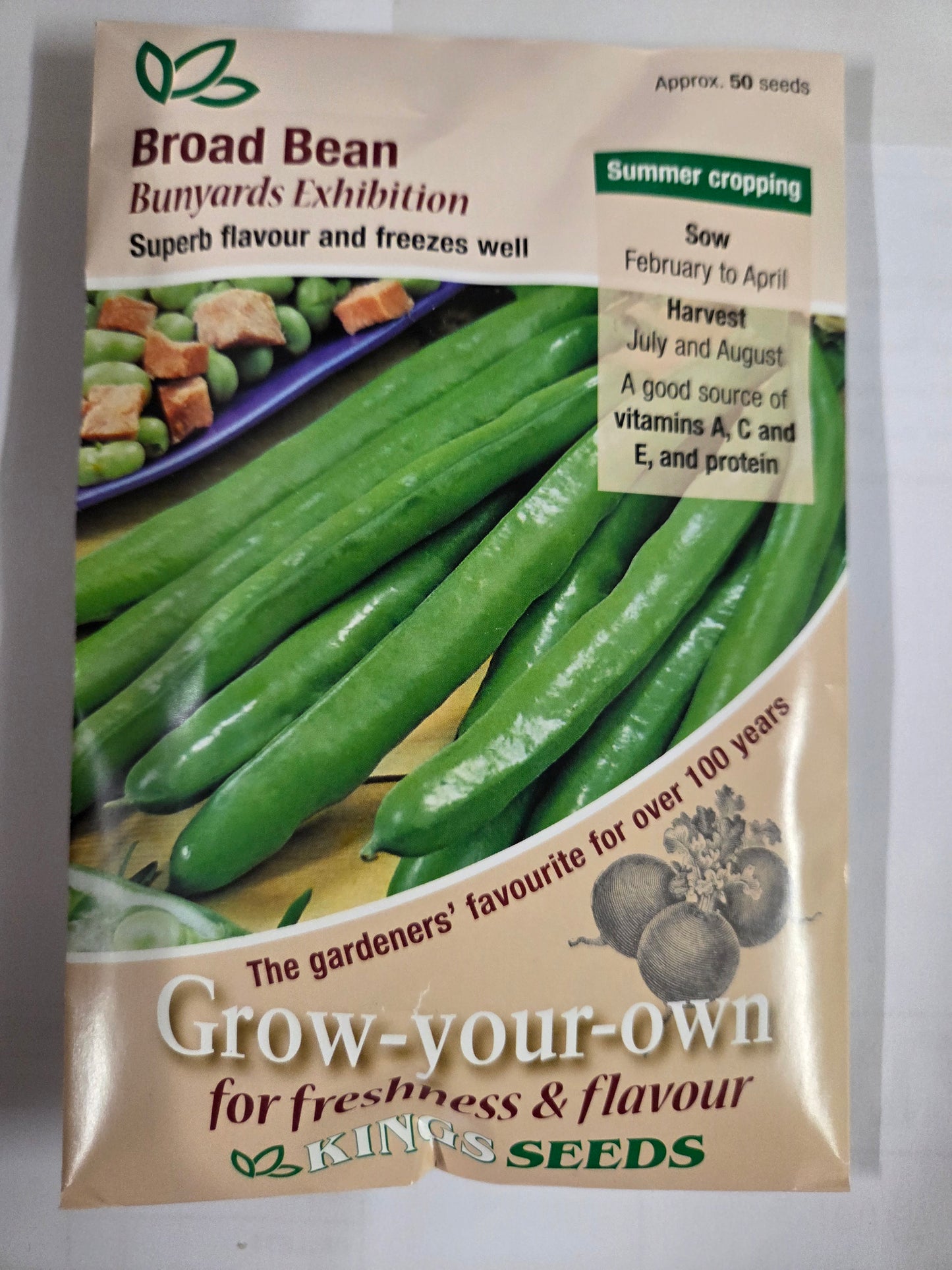 Kings Seeds Broadbean Bunyards Exhibition