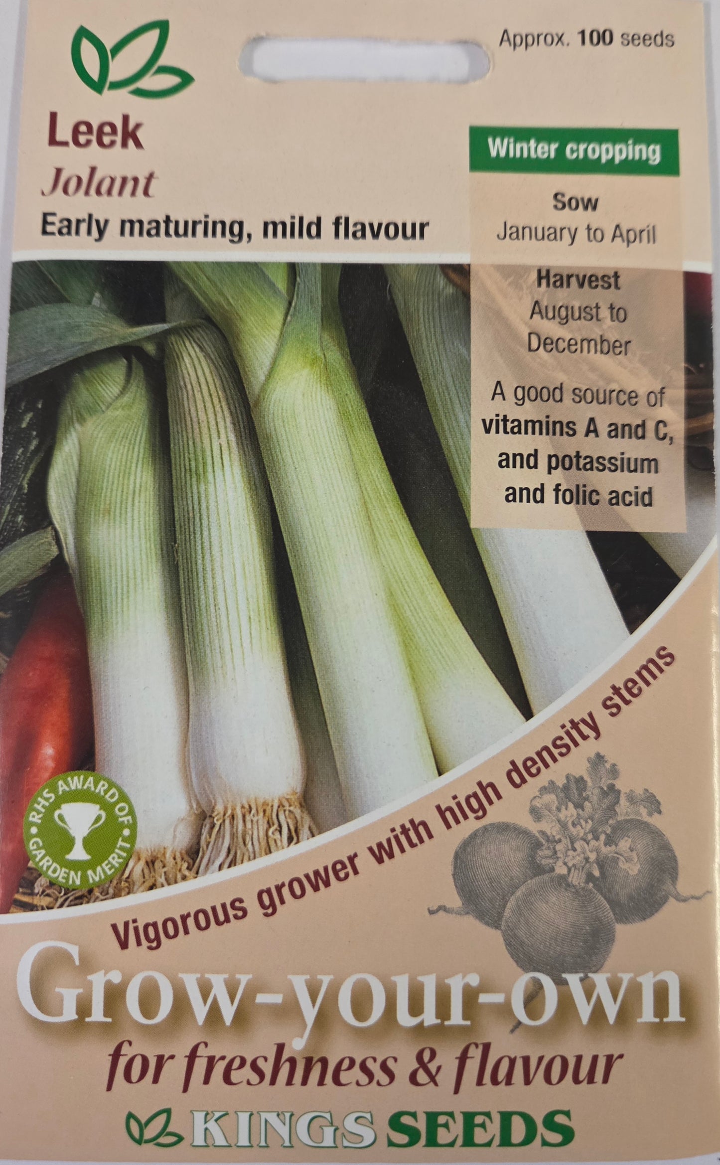 Kings Seeds Leek Jolant
