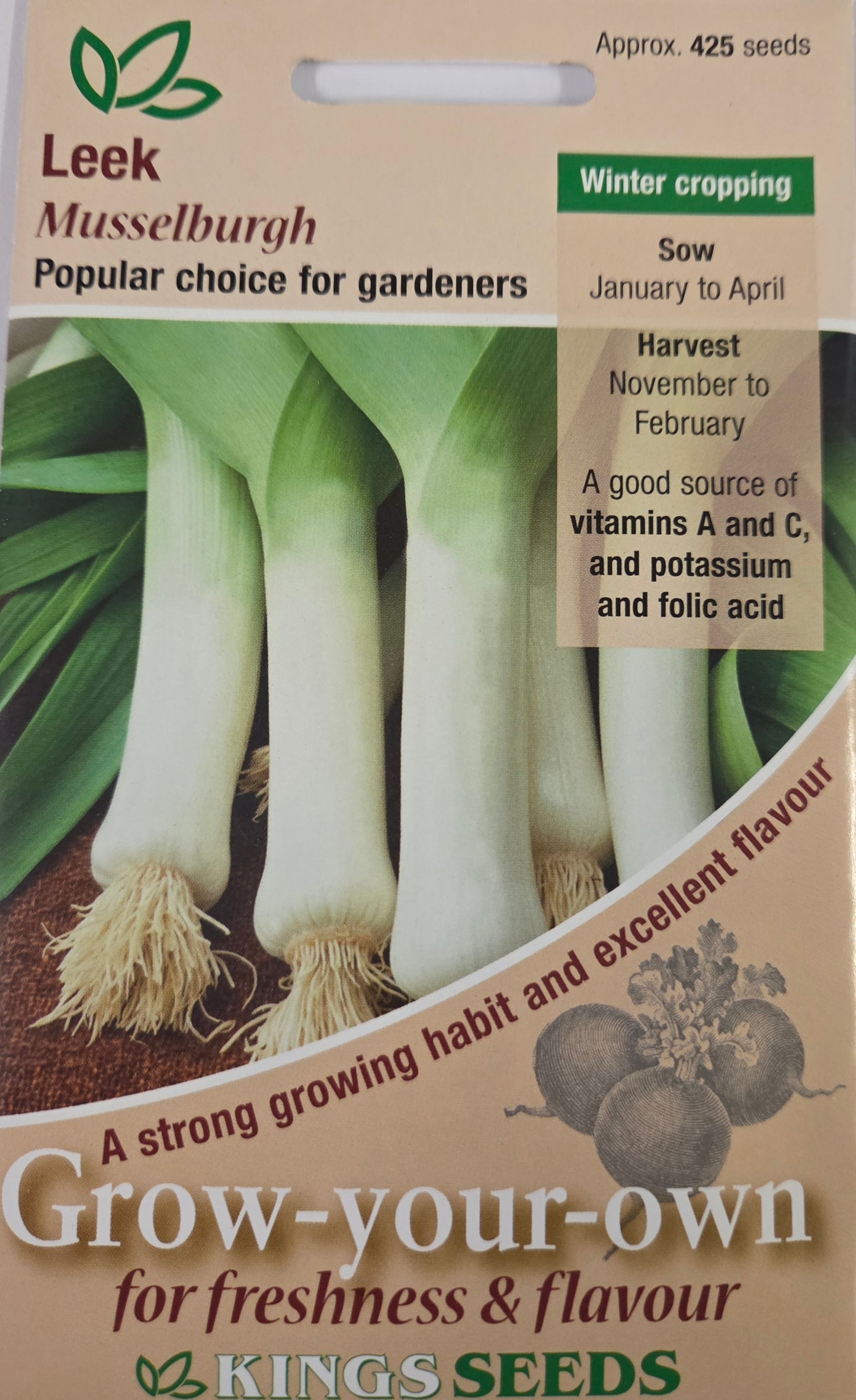 Kings Seeds Leek Musselburgh