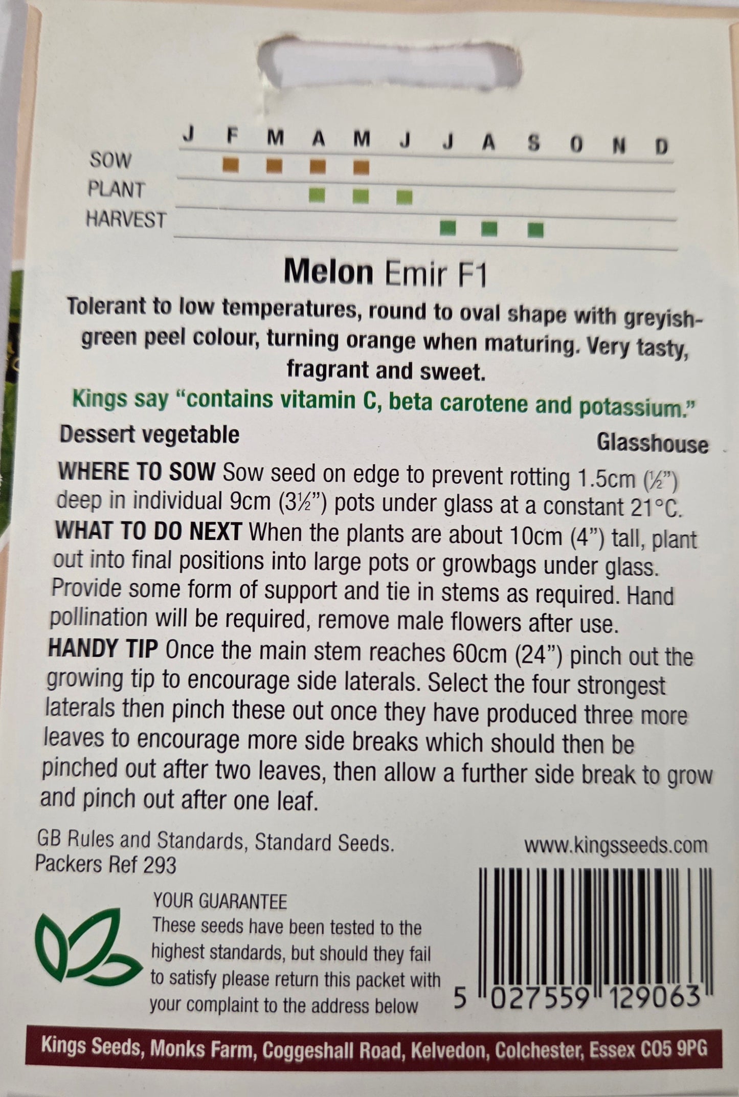 Kings Seeds Melon Emir F1