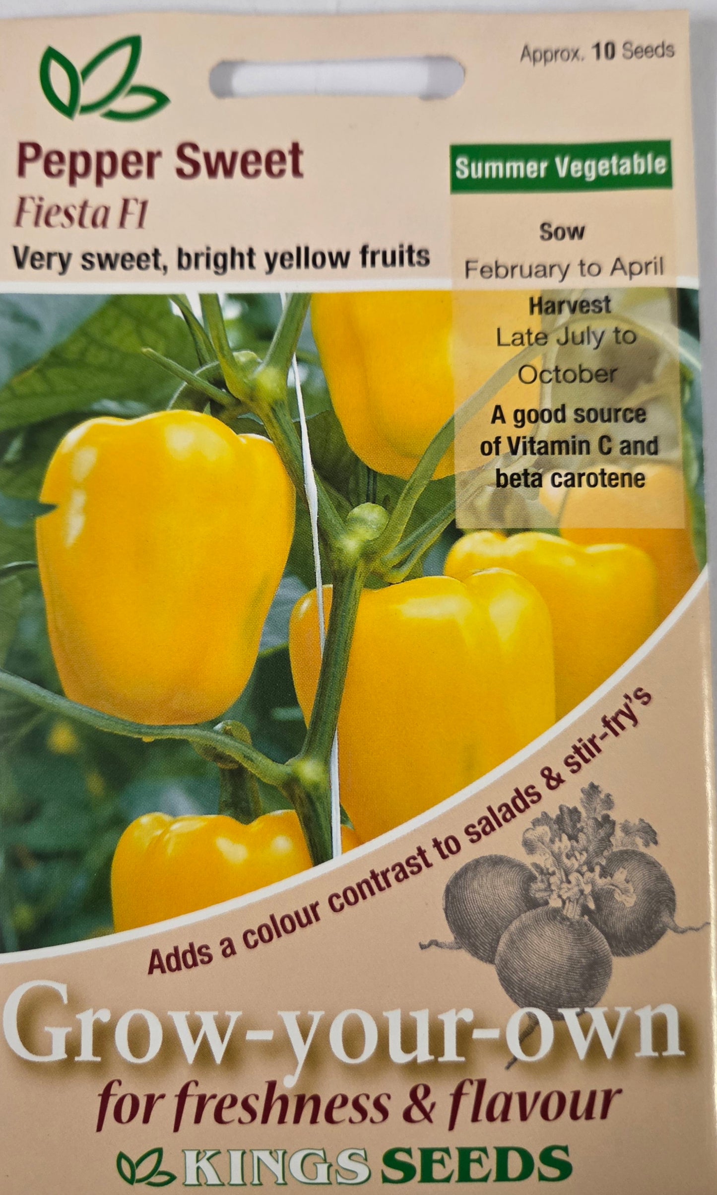 Kings Seeds Sweet Pepper Fiesta F1