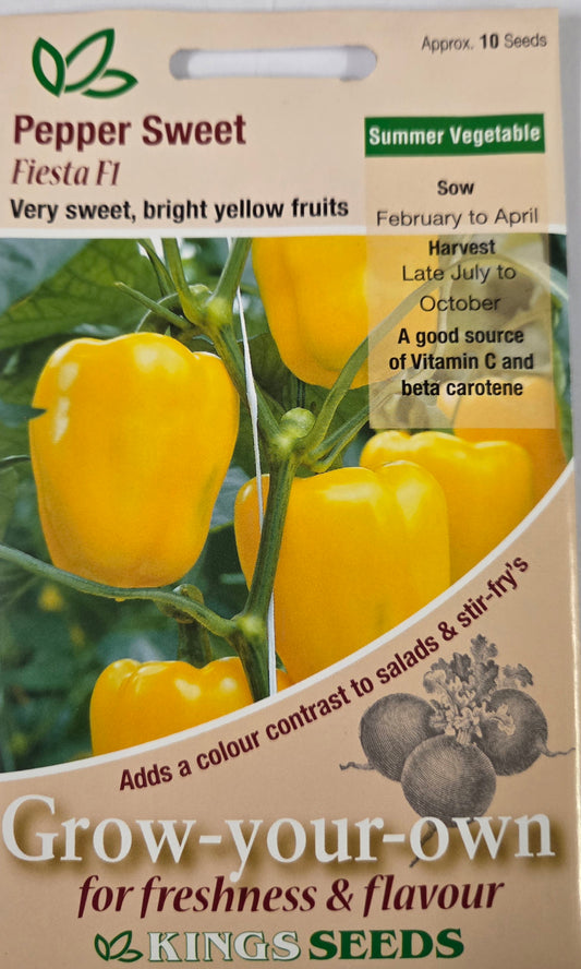 Kings Seeds Sweet Pepper Fiesta F1