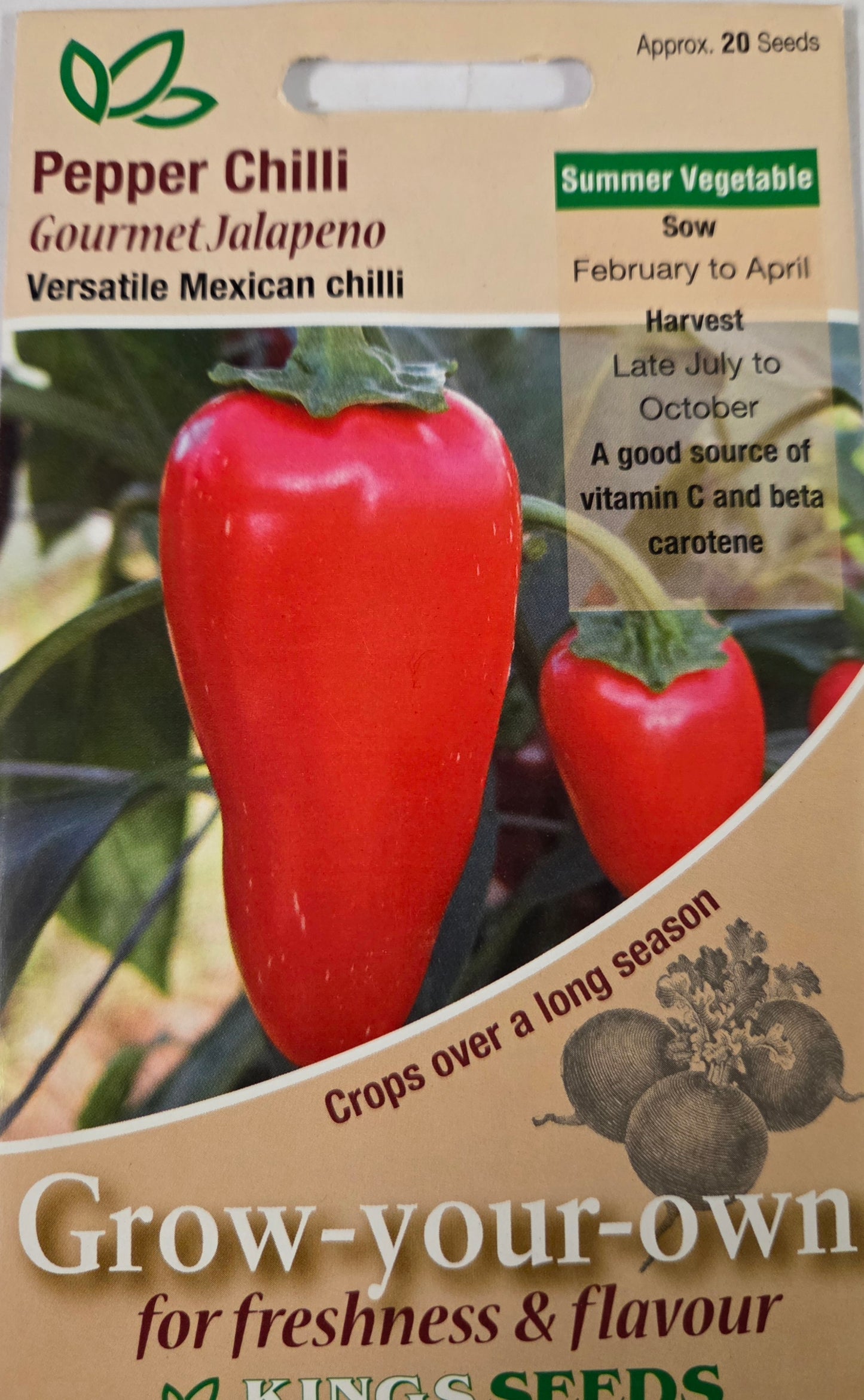 Kings Seeds Pepper Chilli Gourmet Jalapeno