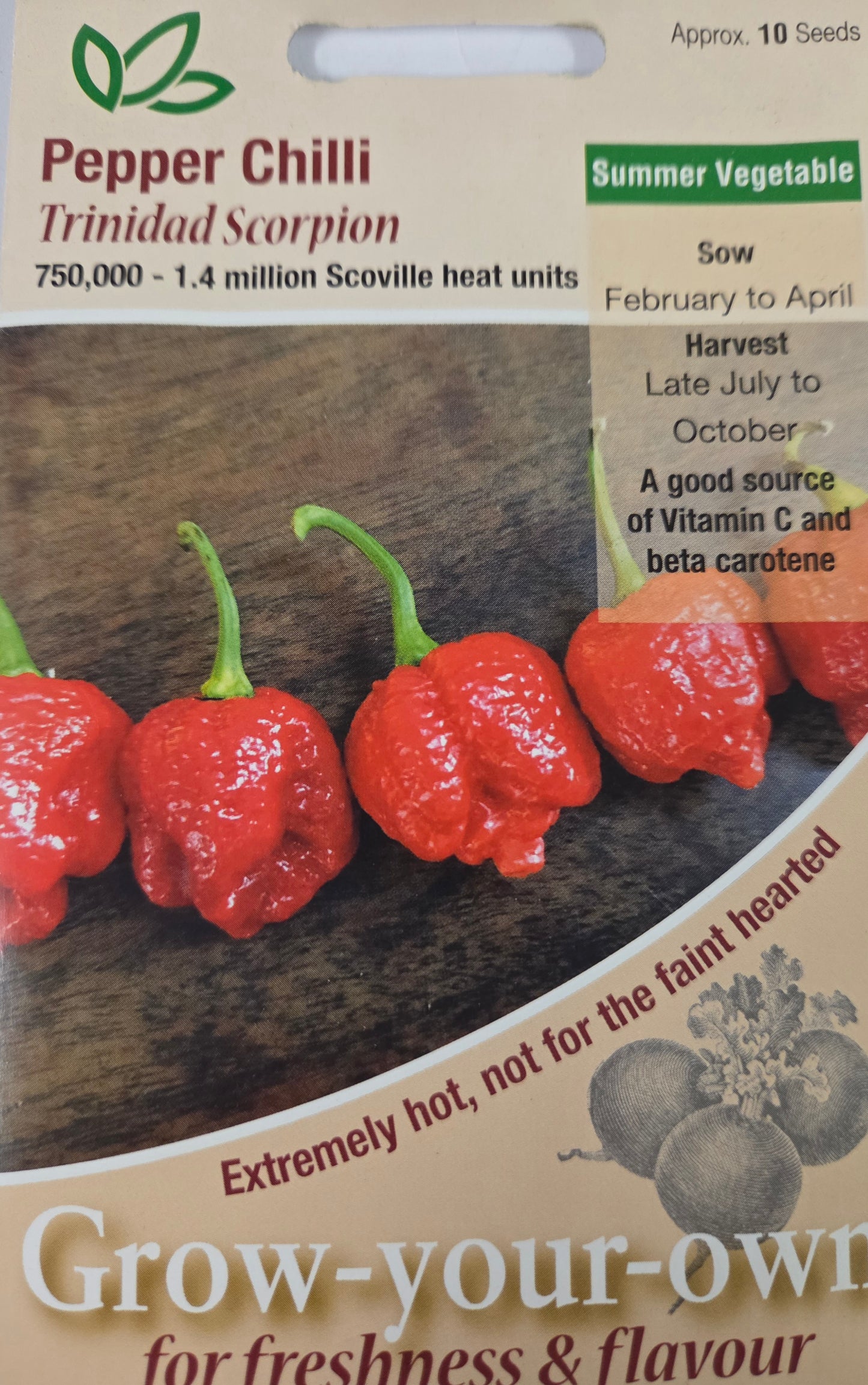 Kings Seeds Pepper Chilli Trinidad Scorpion